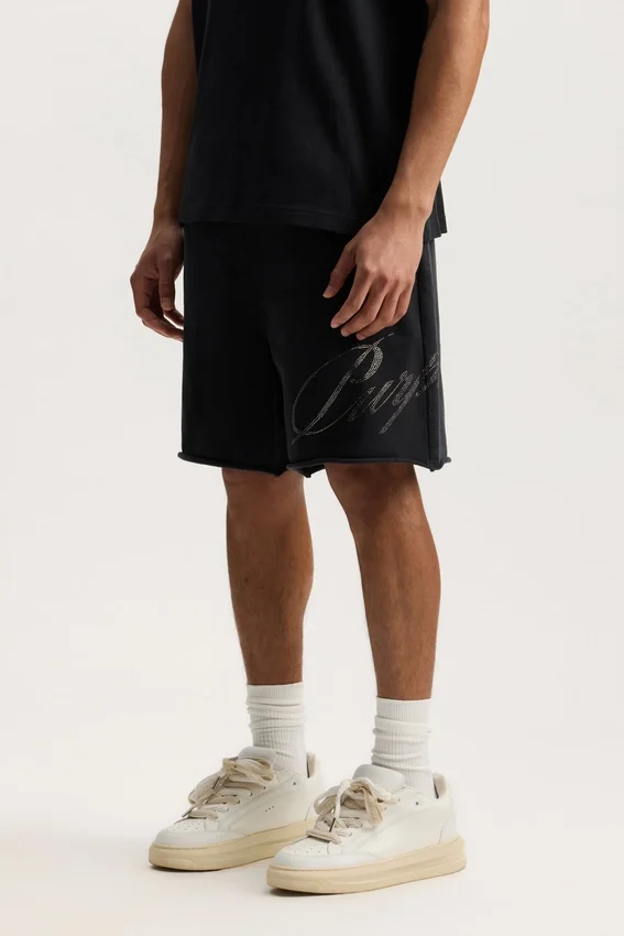 Crystal Slanted Script Short