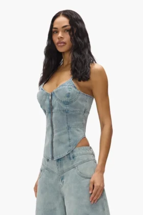 Front Zip Corset