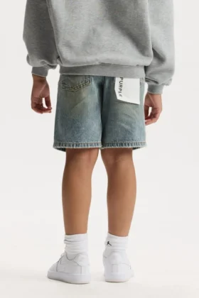 Kids’ Faros Rip Patched Shorts