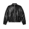 Leather Track Jacket