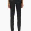 Leather V Zip Pant