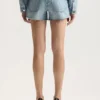Logo Bling Cut Off Short