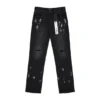 P011 Knee Slit Paint Splatters