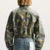 Painted Camo Leather Jacket