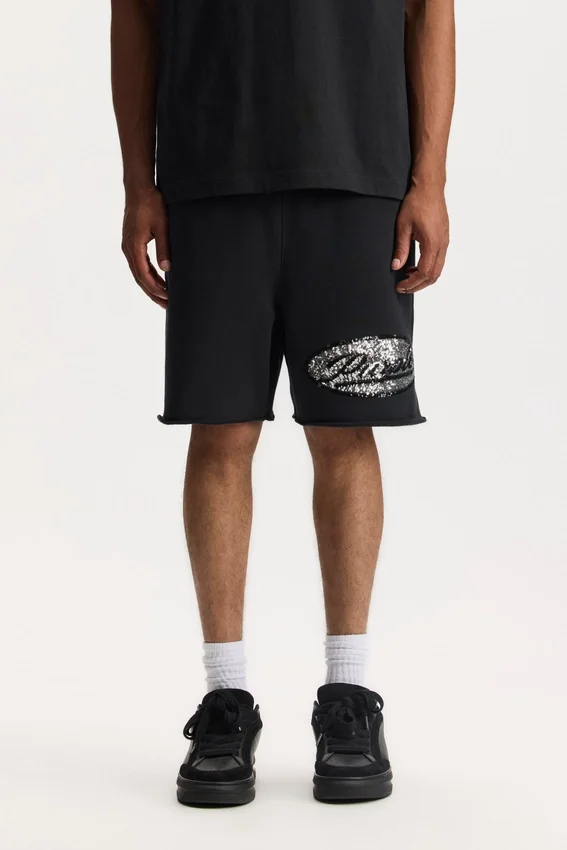 Sequin Script Short